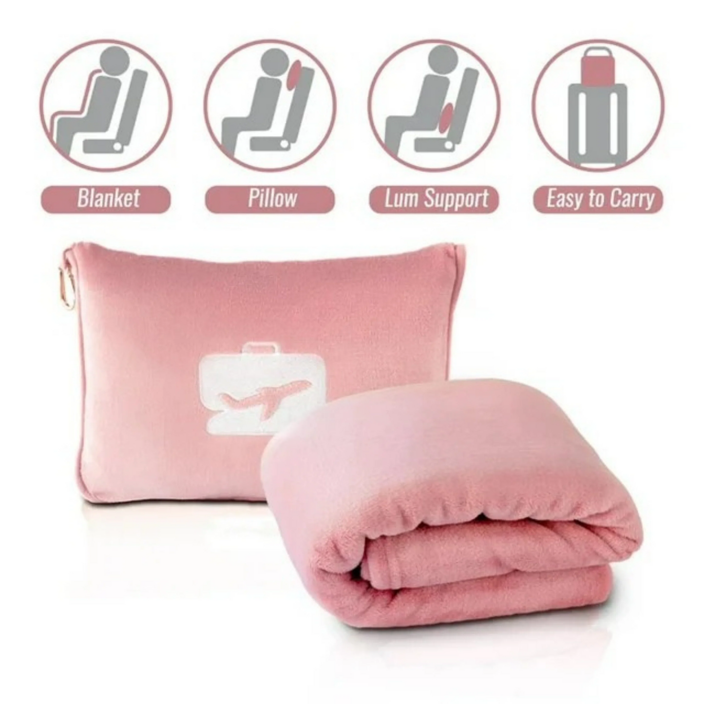 2-in-1 Multifunctionele Reisdeken